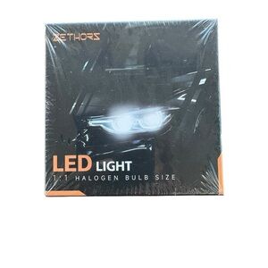 LED Headlight. H7. 1 Pair. Halogen Bulb Size. Zethors  New.